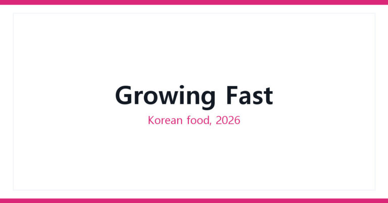 Korean food