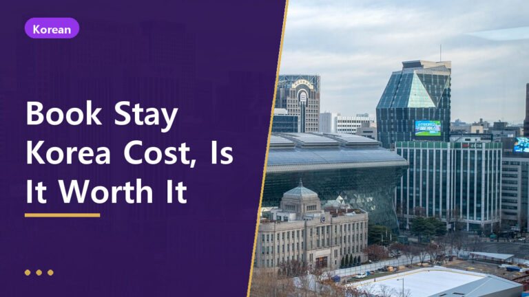 book stay Korea