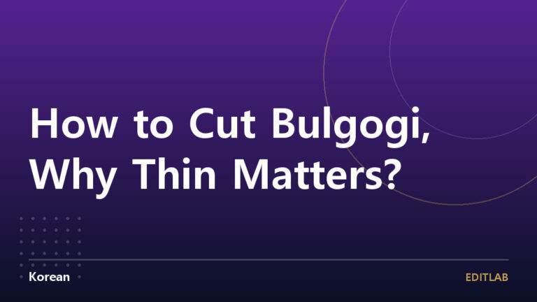 cut bulgogi