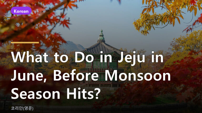 what to do in jeju in june
